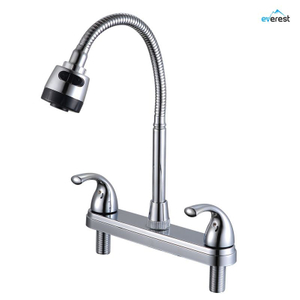 Brushed Brass Kitchen Tap/ Polished Nickel Kitchen Faucet/ Pull Down Kitchen Faucet