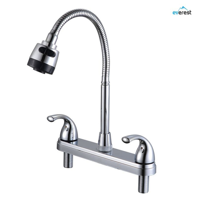 Brushed Brass Kitchen Tap/ Polished Nickel Kitchen Faucet/ Pull Down Kitchen Faucet
