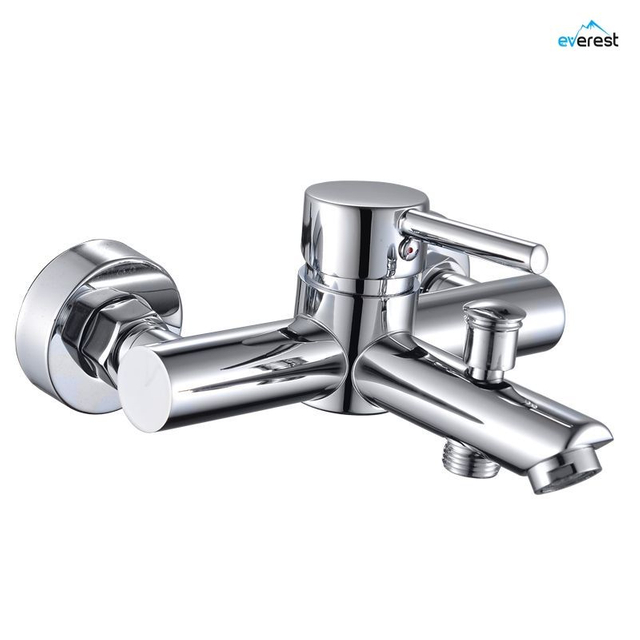 Multifunctional Hot And Cold Water Tap Mixer Shower And Bath Bathroom Temperature Single Handle Faucet Wall Mounted