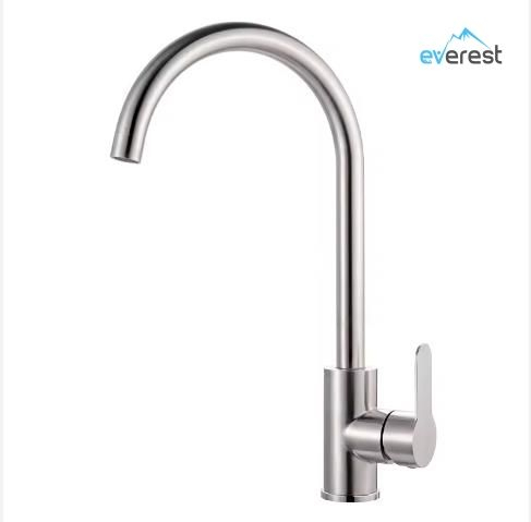 Brass Kitchen Faucet - New Product, High Quality, Easy to Install, Ideal for Home & Commercial Use