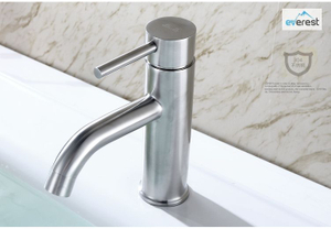 Hot Selling Stainless steel Body Good Quality, wash basin single cold Bathroom Faucet Spout