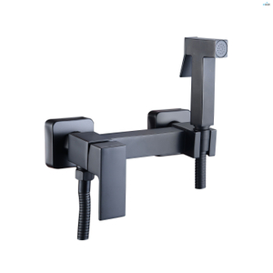 Health Lead Free Bath Toilet Sprayer Brass Bidet Mixer Faucet Shattaf Shower Stainless Steel Bidet Sprayer For Toilet