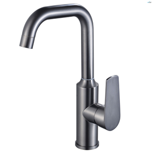 Chinese Factory Luxury 360 Degree Swivel Matte Black 7-type Taps Bathroom Stainless Steel Wash Basin Faucets