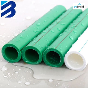 PPR Fiber Glass Pipe S2.5 S3.2 Plumbing Red Insertion 3 Layers Ppr Pipe And Fittings PN 16 PN 20 PN 25 for Hot Water Supply